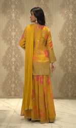 Sharaya (Sharara with Short Kurta and Dupatta)