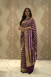 Nafasat (Katan Silk saree with Tissue Stripes)