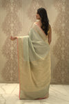 Rohini (Tissue Silk Saree with all over Stripe Jaal)