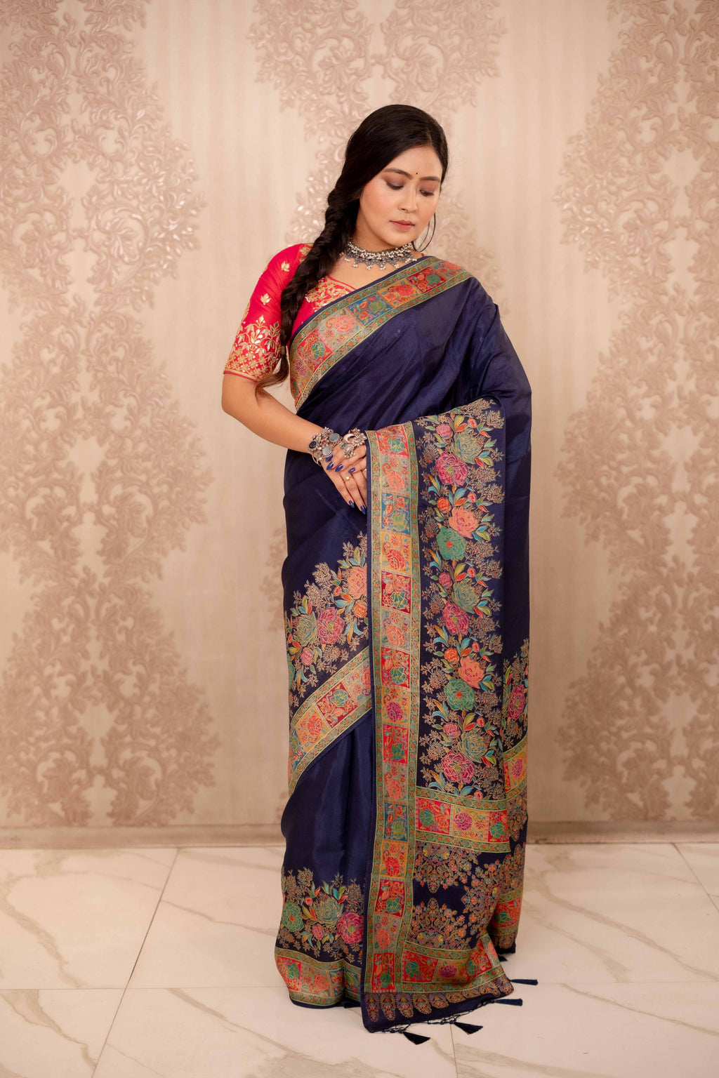 Guldasta (Floral Muga Silk)