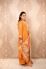 Kurpant (Orange Pant with Kurta and Chunni)